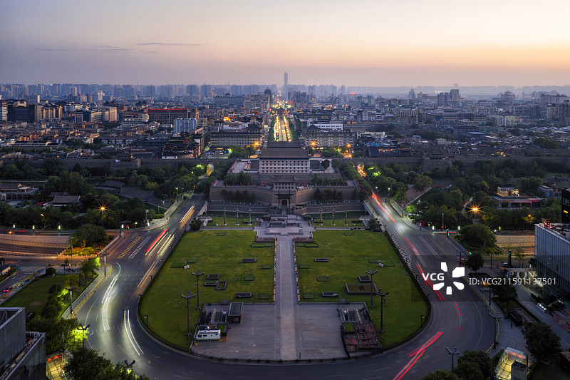 西安城墙永宁门图片素材