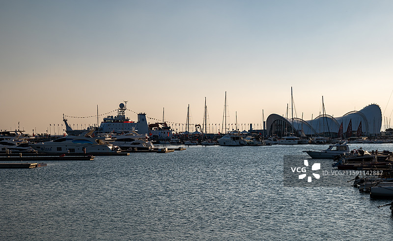 山东青岛奥帆中心图片素材