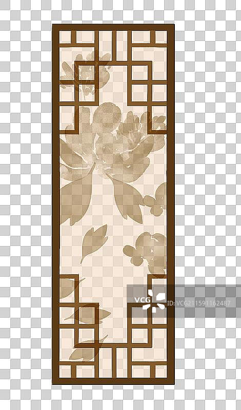 中式窗户图片素材