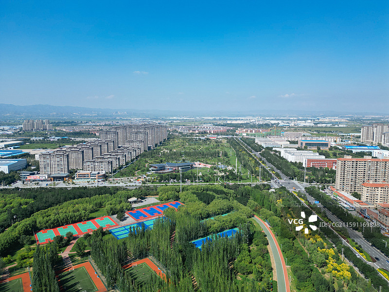 包头市 青山区 奥体公园 体育中心 建设路 九原区图片素材