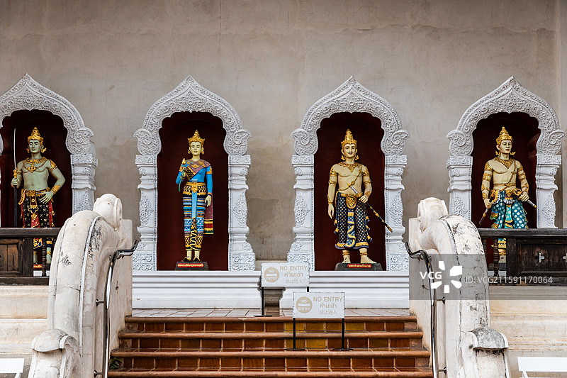 泰国清迈契迪龙寺图片素材