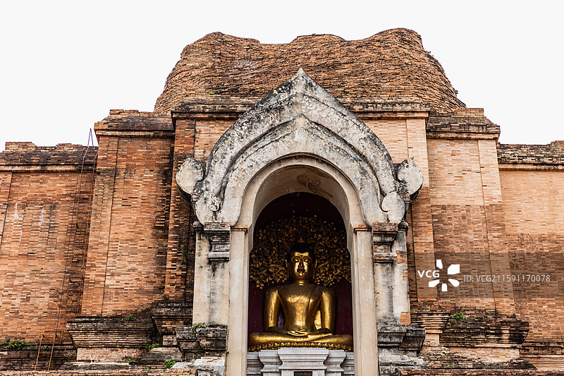 泰国清迈契迪龙寺图片素材