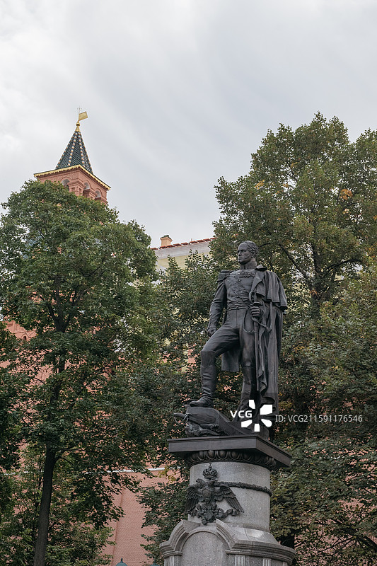 莫斯科 红场 亚历山大公园图片素材