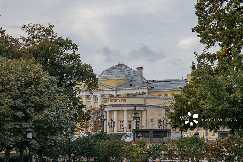 莫斯科 红场 亚历山大公园图片素材