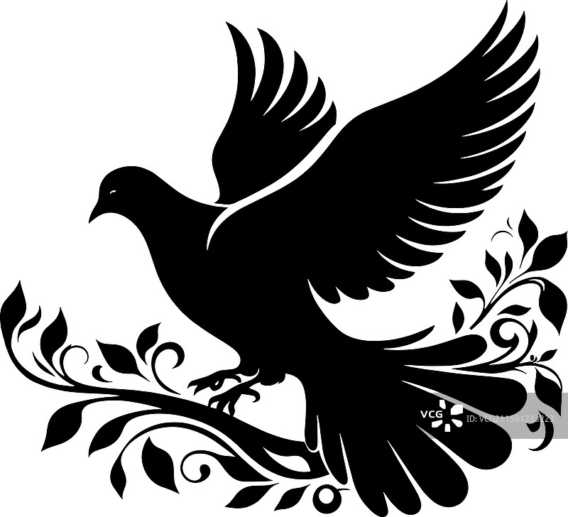 树上的飞鸟图片素材