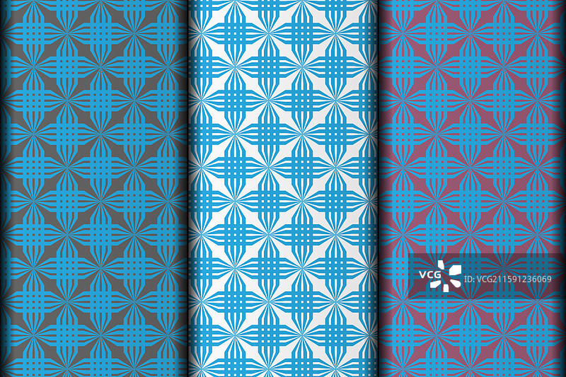 蓝色图案设计图片素材