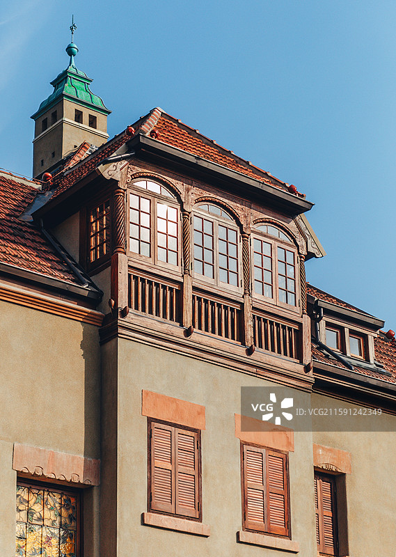 上海音乐学院音乐城堡，原比利时领事馆旧址图片素材