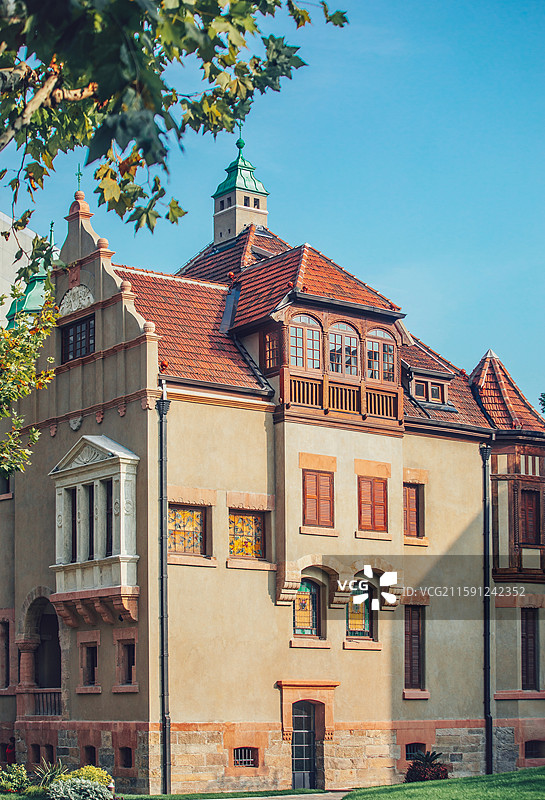 上海音乐学院音乐城堡，原比利时领事馆旧址图片素材