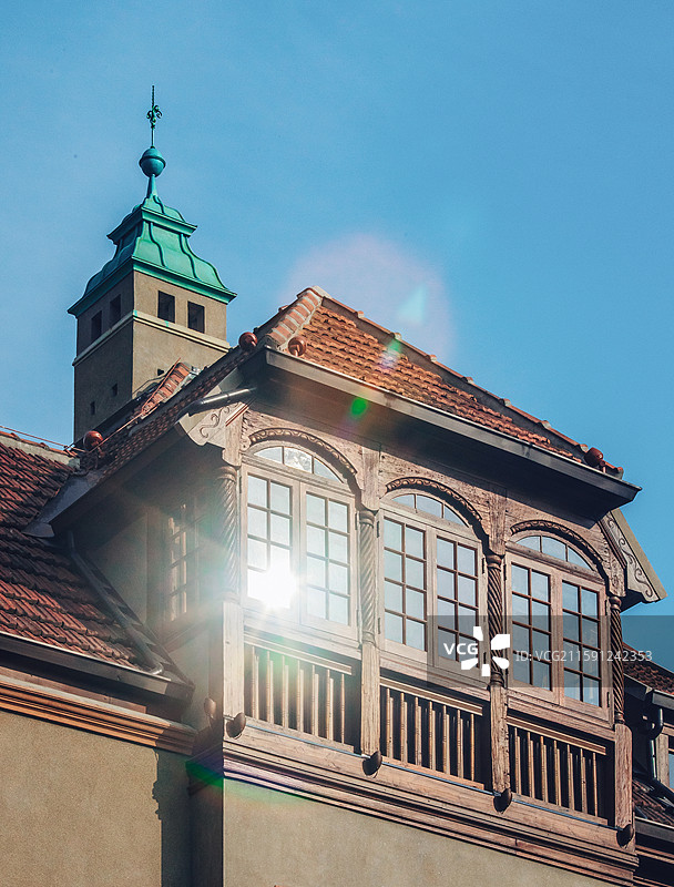 上海音乐学院音乐城堡，原比利时领事馆旧址图片素材