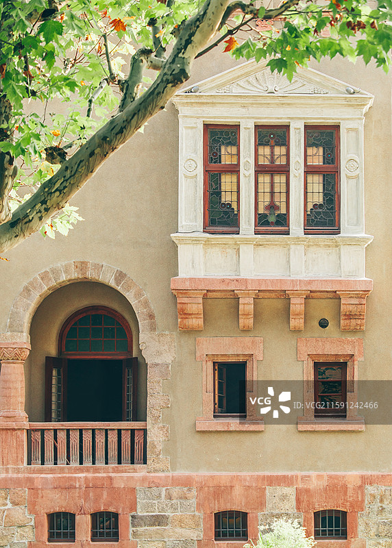 上海音乐学院音乐城堡，原比利时领事馆旧址图片素材