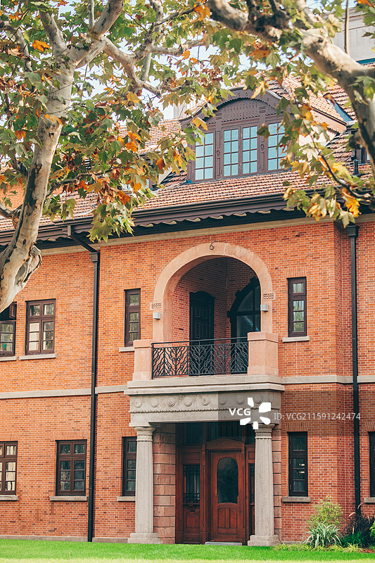 上海音乐学院汾阳路校区美育楼，现东方乐器博物馆图片素材