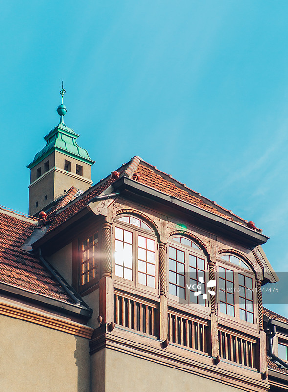 上海音乐学院音乐城堡，原比利时领事馆旧址图片素材