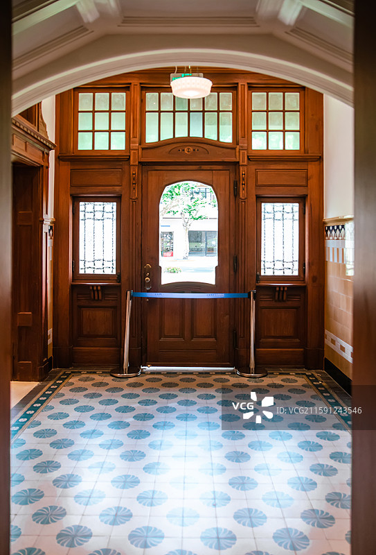 上海音乐学院汾阳路校区东方乐器博物馆内部景观图片素材