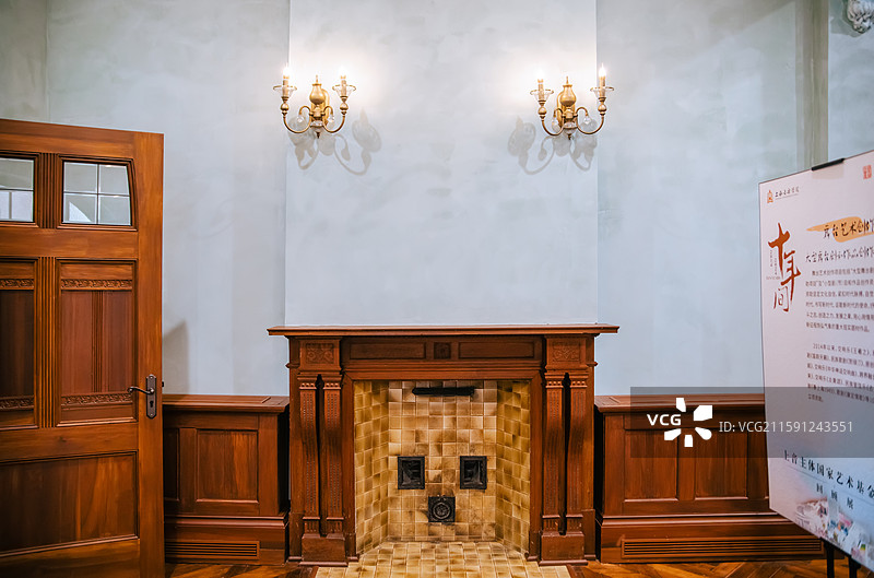 上海音乐学院汾阳路校区音乐城堡内部景观图片素材