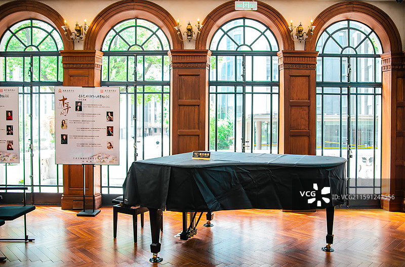 上海音乐学院汾阳路校区音乐城堡内部景观图片素材