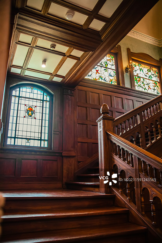 上海音乐学院汾阳路校区音乐城堡内部景观图片素材