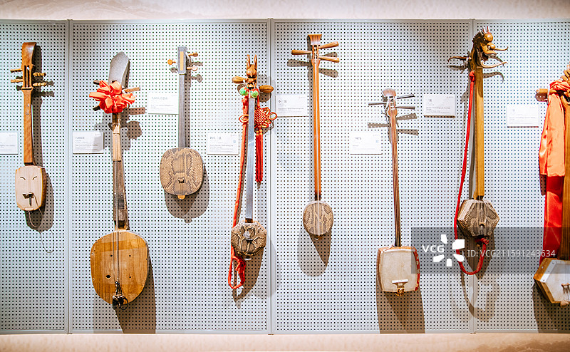 上海音乐学院汾阳路校区东方乐器博物馆内部景观图片素材