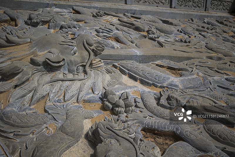 宁夏中宁县大佛殿图片素材