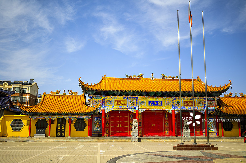 宁夏中宁县大佛殿图片素材