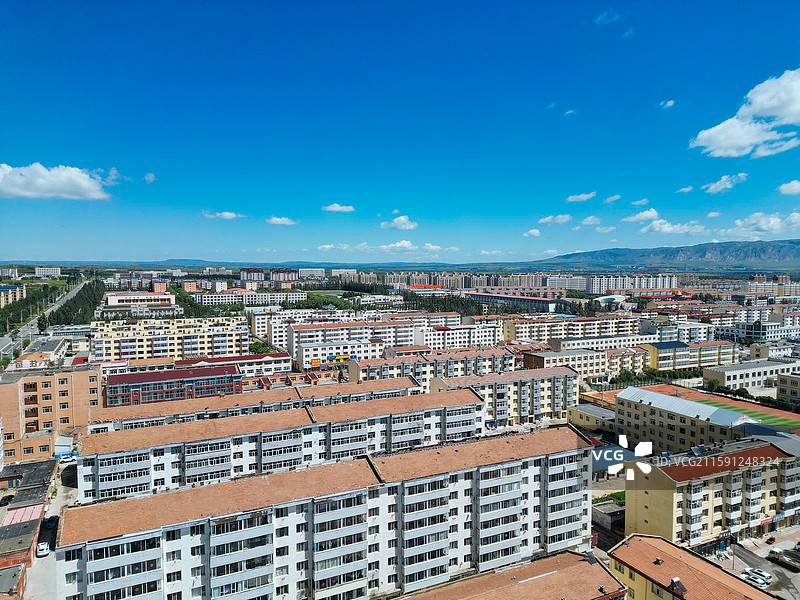 兴和县 黄花梁 迎宾公园 航拍 地标图片素材