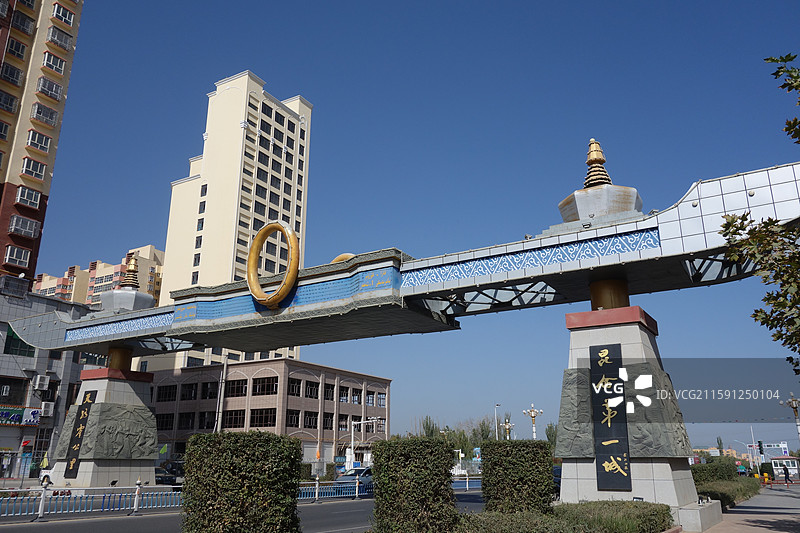 新疆喀什叶城县新藏公路零公里纪念碑：G219国道新藏线起点图片素材