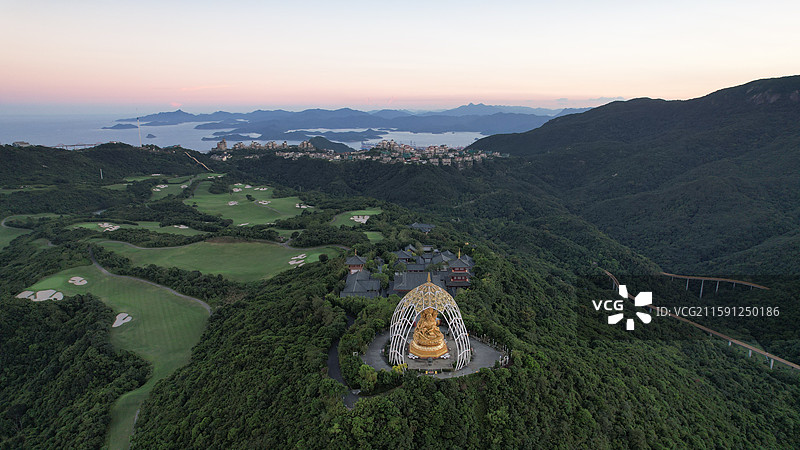 深圳东部华侨城（马峦山）山顶风光图片素材