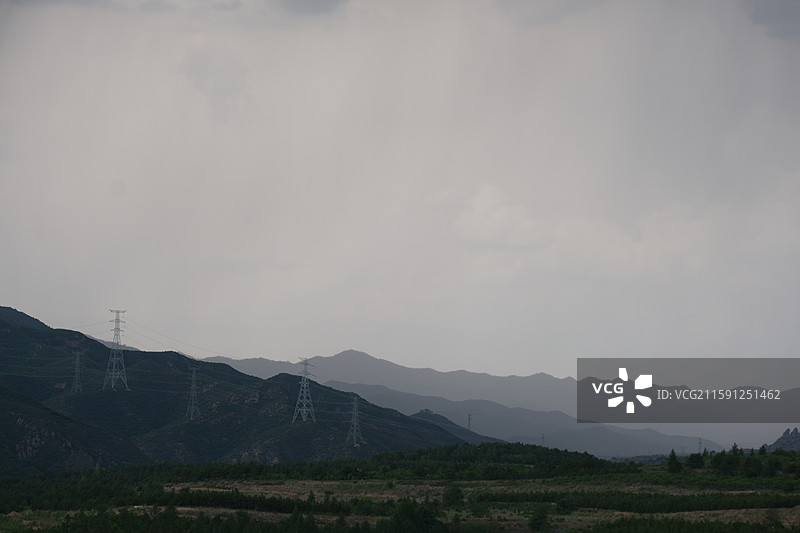 河北承德围场御道口草原森林风景区自然风光图片素材