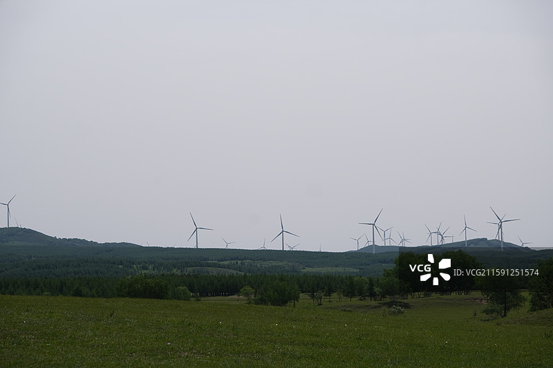 河北承德围场御道口草原森林风景区自然风光图片素材