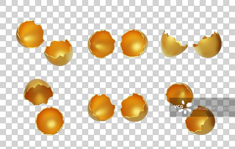 免抠游戏抽奖新人回馈福利砸金蛋3D图片素材