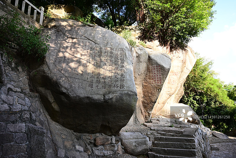 泉州 九日山  祈风刻石 摩崖石刻 5A级景区 文物 古迹图片素材