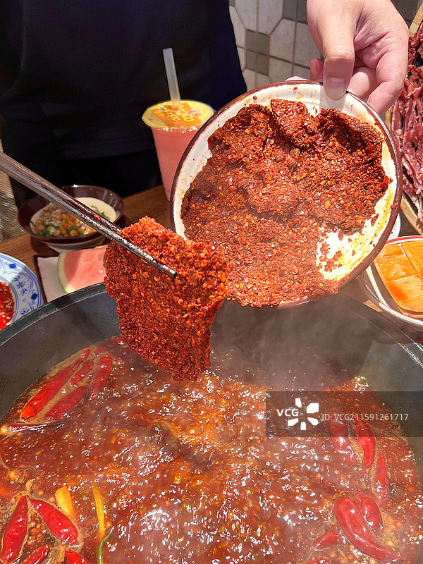 复古火锅店美食火锅图片素材