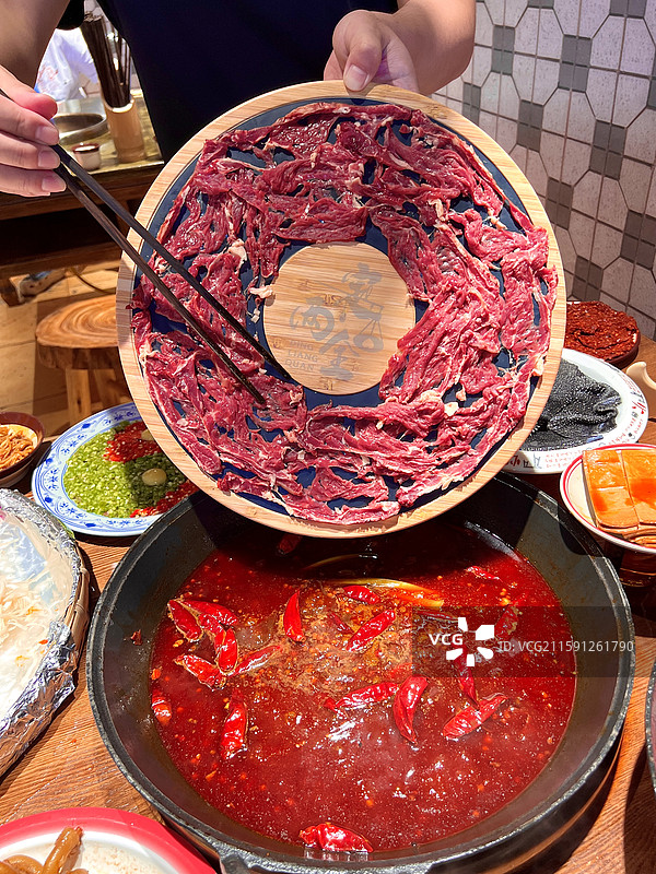 复古火锅店美食火锅图片素材