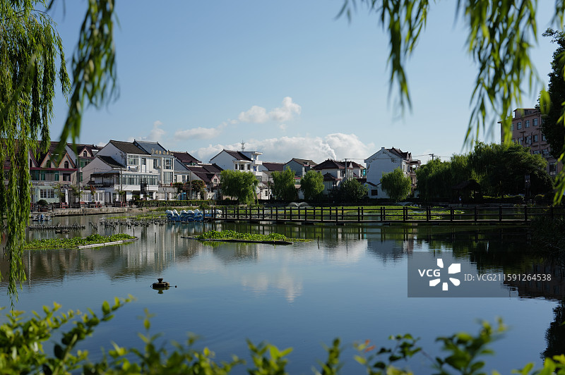 上海 金山嘴渔村图片素材