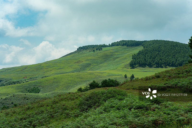 寻甸阿磨阁高山草场徒步线路图片素材