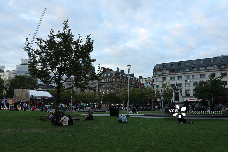 英国曼彻斯特曼联球队足球场图片素材