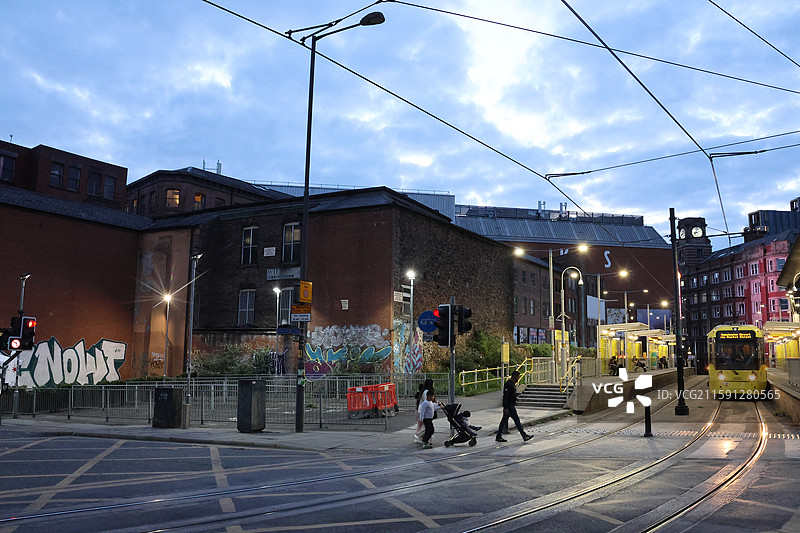 英国曼彻斯特曼联球队足球场图片素材