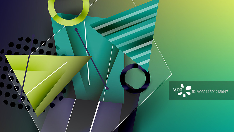 抽象背景 - 重叠的圆圈图片素材