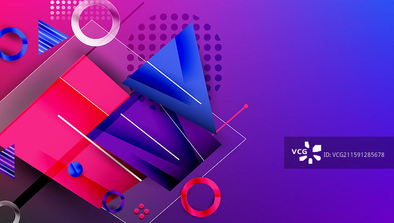 抽象背景 - 重叠的圆圈图片素材