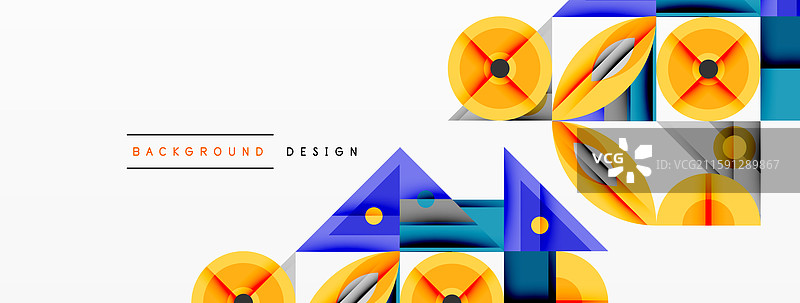 具有锐角的动态几何构图图片素材