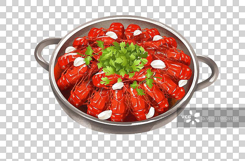 中国特色小吃美食 小龙虾图片素材