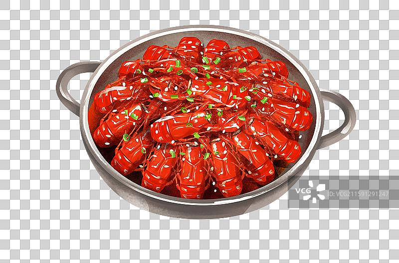 中国特色小吃美食 小龙虾图片素材