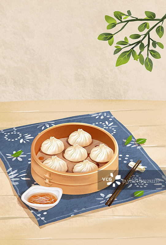 武汉 美食 四季灌汤包 灌汤包图片素材