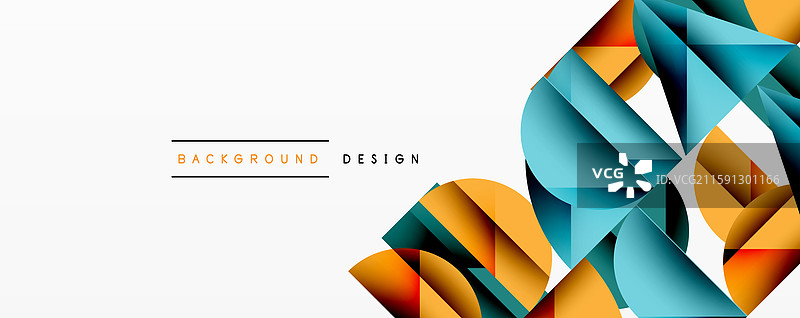 分层的抽象几何背景图片素材