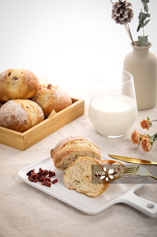 迷你干果面包图片素材
