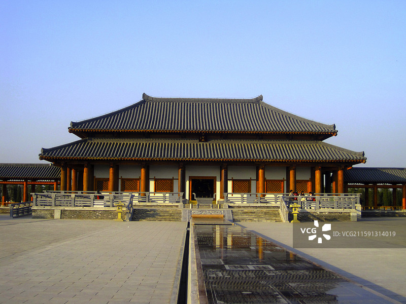 河南漯河许慎文化园字圣殿图片素材