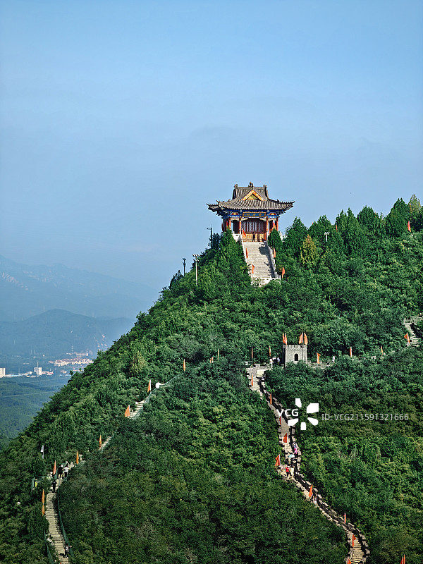 北京市密云区冶仙塔风景区古建筑图片素材