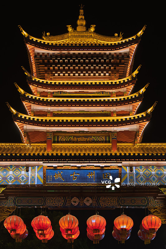 百色田州古城图片素材