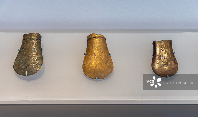 贵州省博物馆 战国 铜钺图片素材