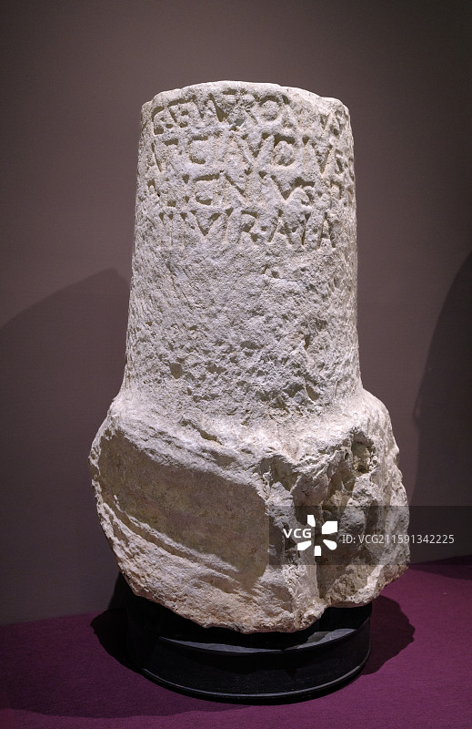 界石，那不勒斯国家考古博物馆藏，中国国家博物馆“意大利之源——古罗马文明展”图片素材