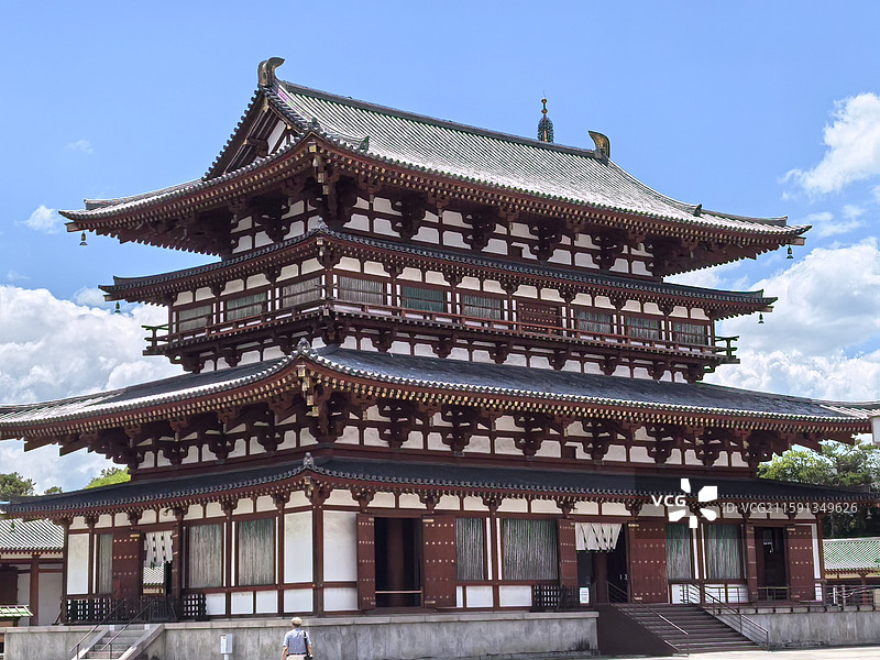 奈良药师寺金堂图片素材